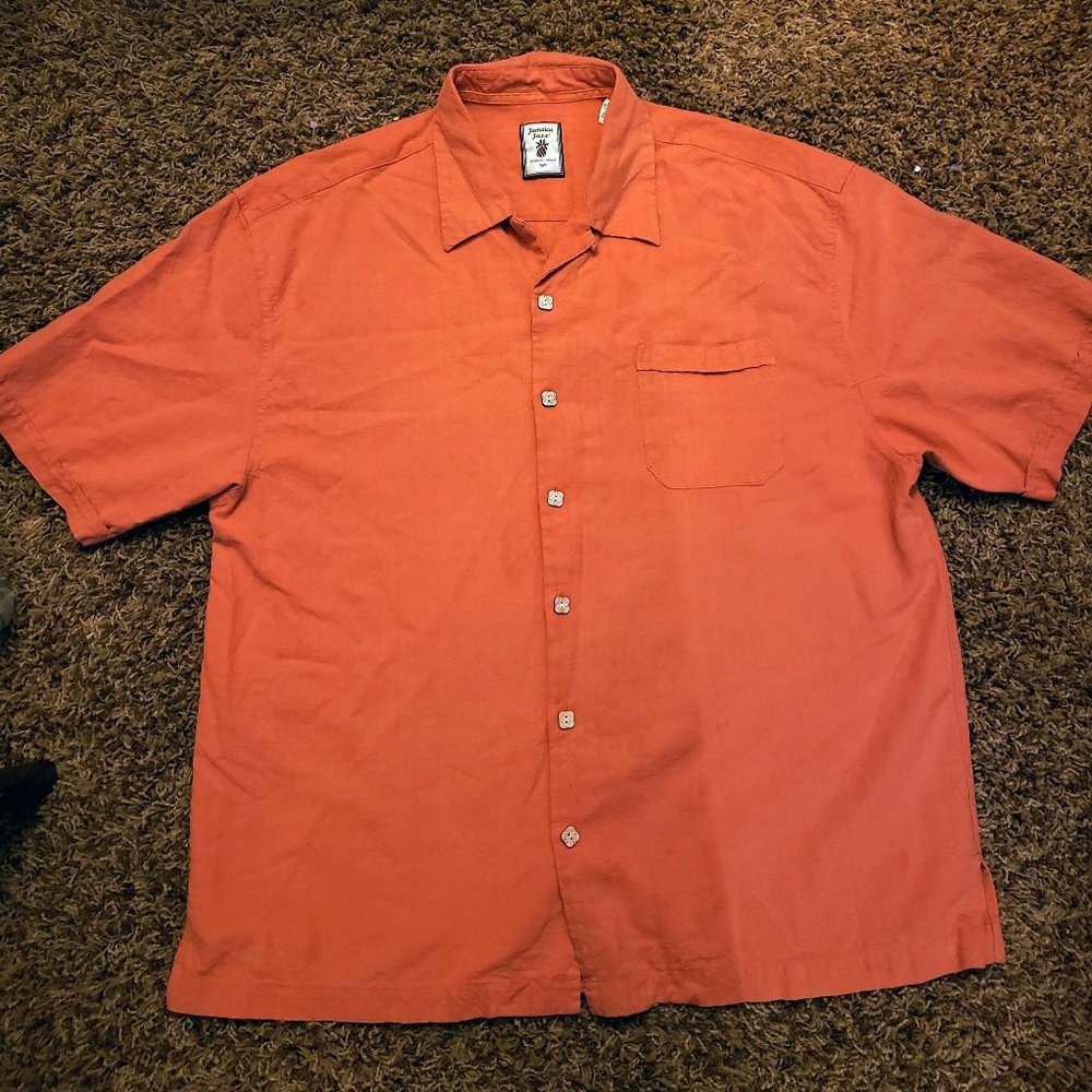 100% Silk Jamaica Jaxx Men's XXL Shirt